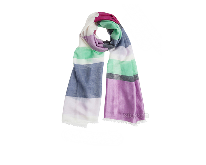 johnstons of elgin 女士拼色围巾 拼色 f