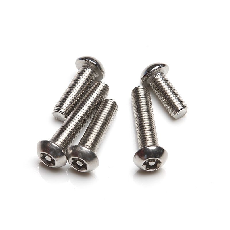 ns/m5/m6/304不锈钢防盗螺丝/梅花带柱芯防盗螺丝/半圆头防盗螺钉 m6*