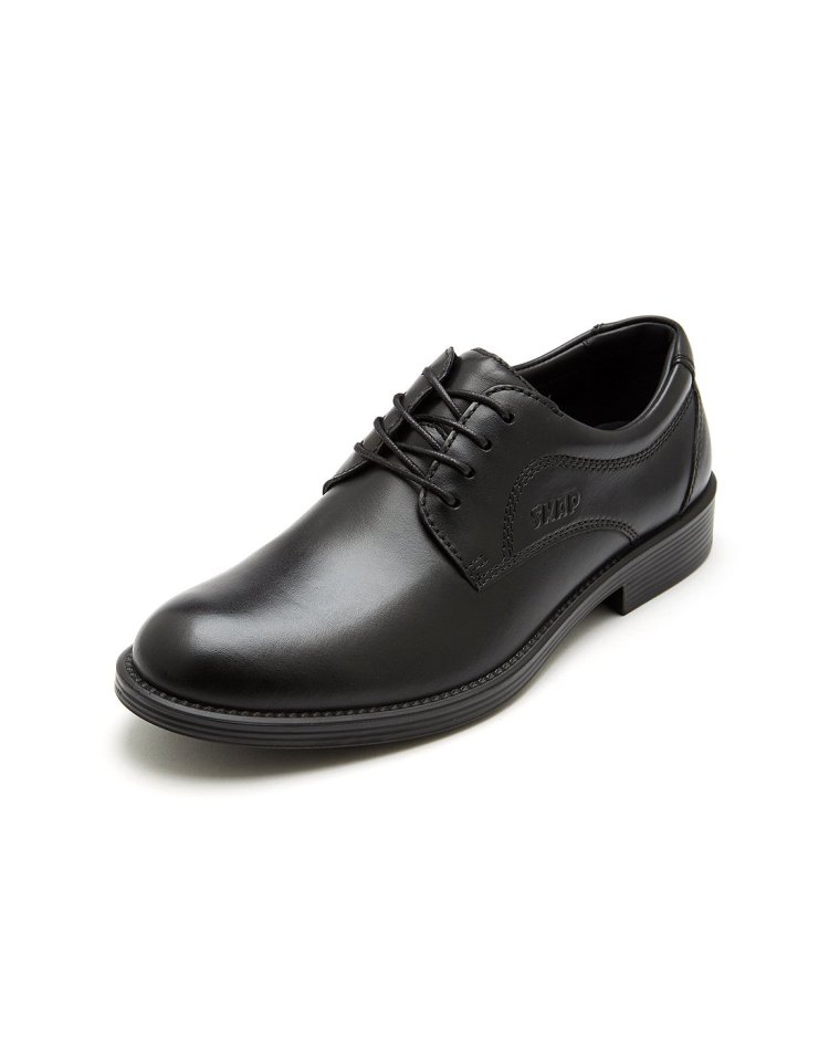 圣伽步skap 软牛皮超轻商务黑色男皮鞋 黑色 275(45)