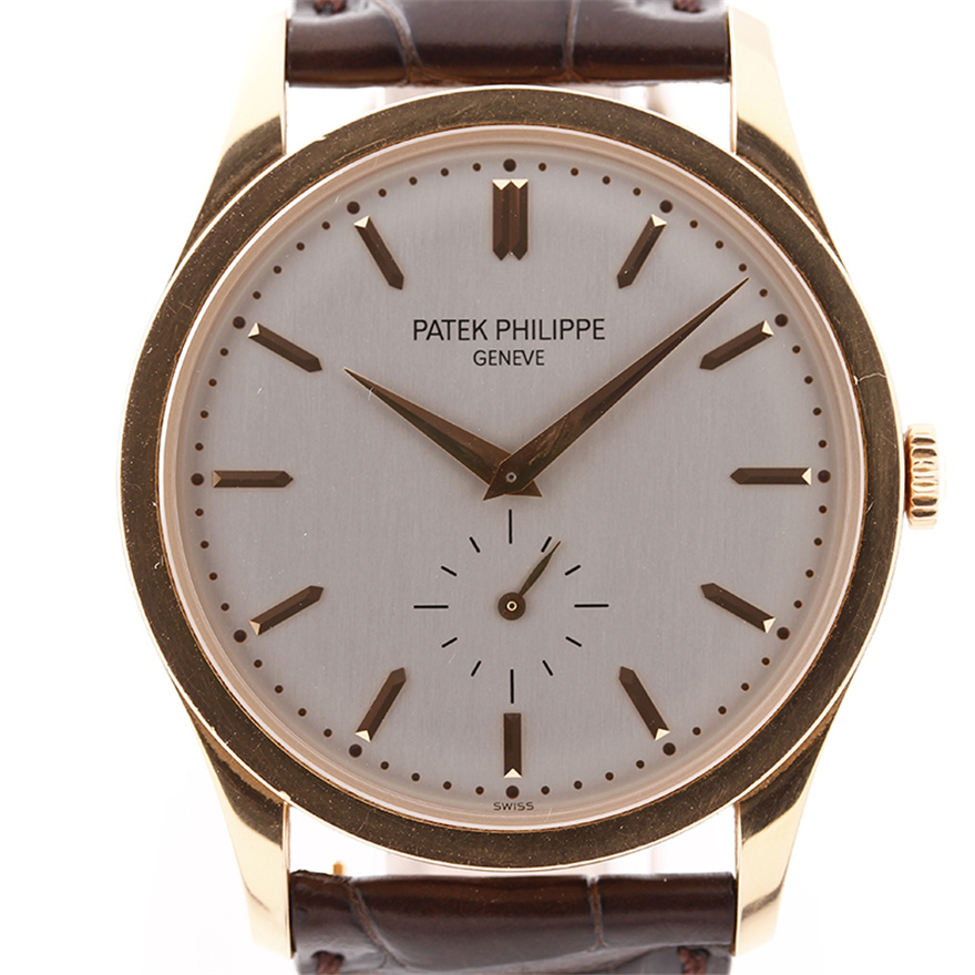 s【9.5新】百达翡丽 古典表 5196r 玫瑰金 手动机械 男表