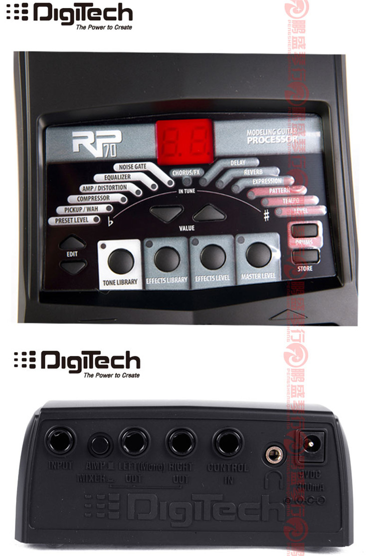 digitech旗下最热销的效果器rp系列全面升级主效果芯片,由audiodna