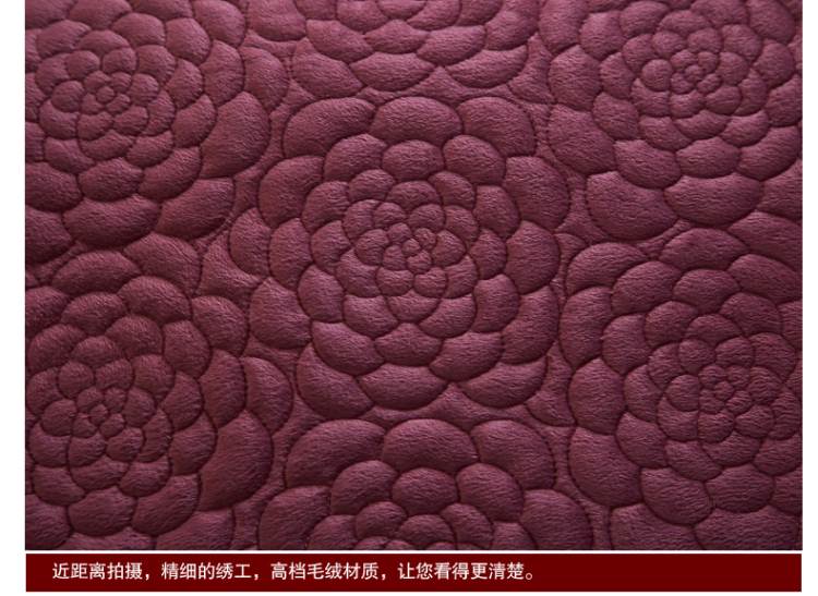 
                                        梦飘飘生活家居馆短毛绒小图 短毛绒-咖啡 110cm*240cm                