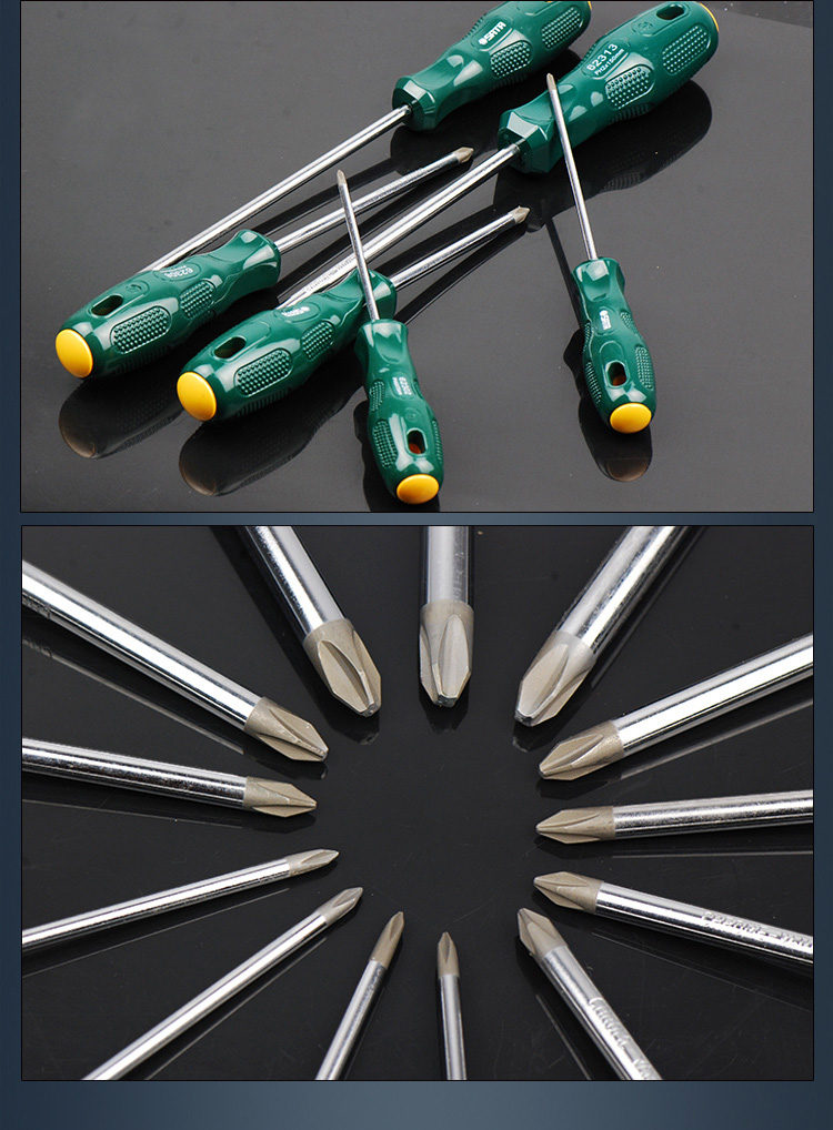 世达(sata)62302 a系列十字强磁螺丝刀 改锥起子 #0*75mm #3x150mm