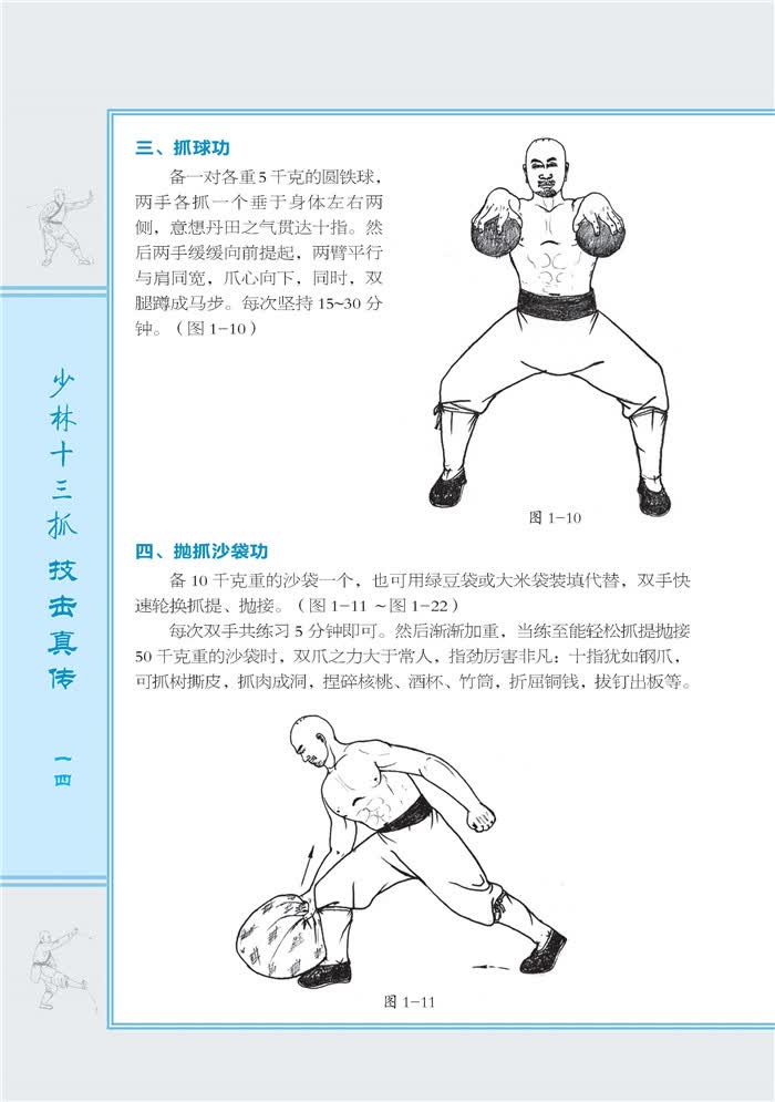 少林十三抓技击真传