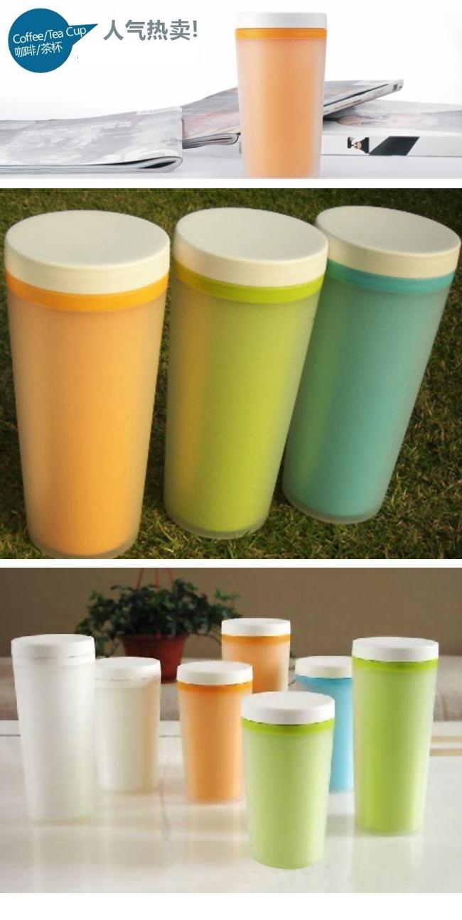 360ml双层隔热杯/保温杯-单盖