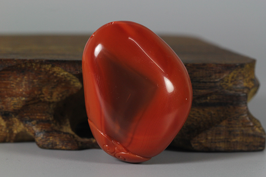 南红玛瑙笑佛35.93克【玩石物语】