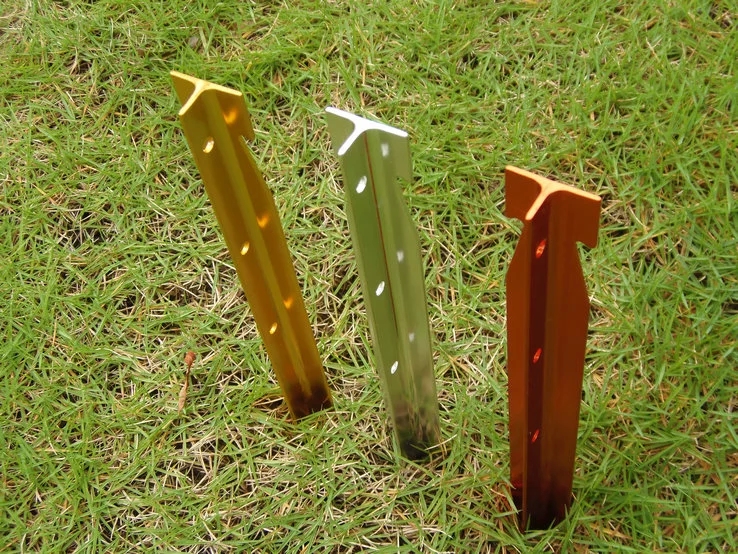 户外加长加厚t型沙漠沙滩专用帐篷地钉 天幕配件 雪地钉