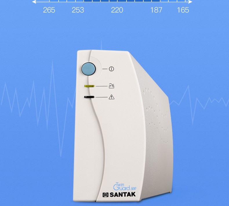 山特(SANTAK)UPS电源TG500后备式ups不间断电源500VA/300W电脑 山特TG500,TG500ups电源,电脑后备ups电源,TG500电脑后备电源,山特后备电源TG500