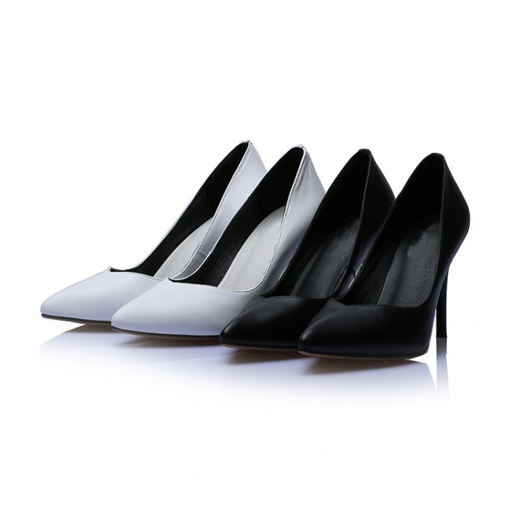 韩版纯色丁字鞋女鞋套脚时尚真皮女鞋时尚单鞋低帮鞋