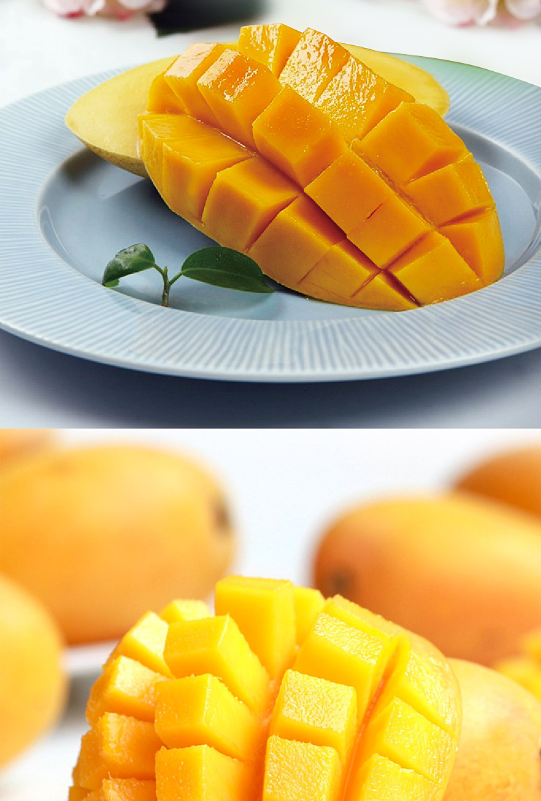 越南进口青皮玉芒芒果5斤新鲜水果2.5kg