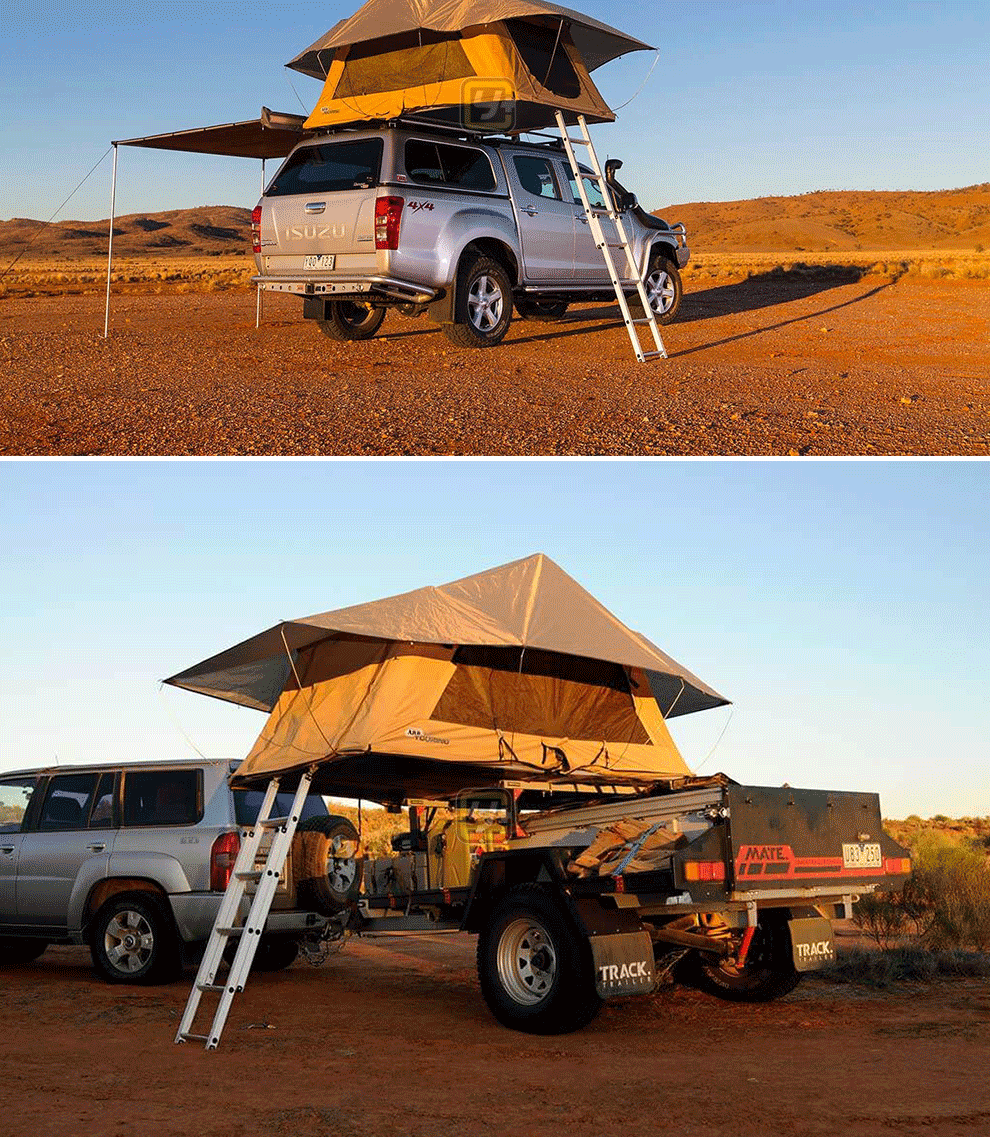 运良改装 arb户外卡卡杜折叠车顶帐篷 自驾游野营双人适用于辛普森
