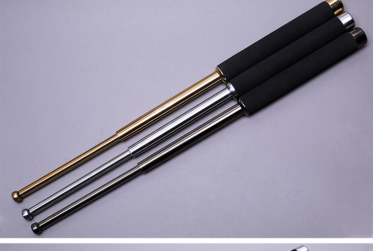 军迷用品表演棍三节棍防身棍伸缩棍防暴棍防身武器户外防身棍武术棍