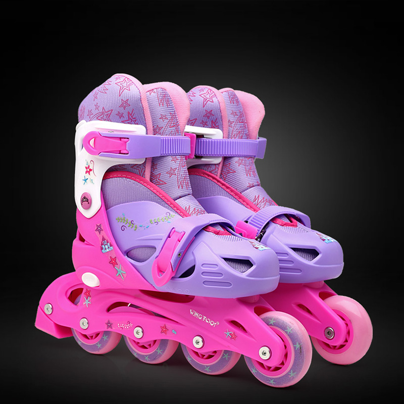 尚格秋 新款时尚可拆式溜冰鞋儿童溜冰鞋男童滑冰鞋旱冰轮滑鞋女童