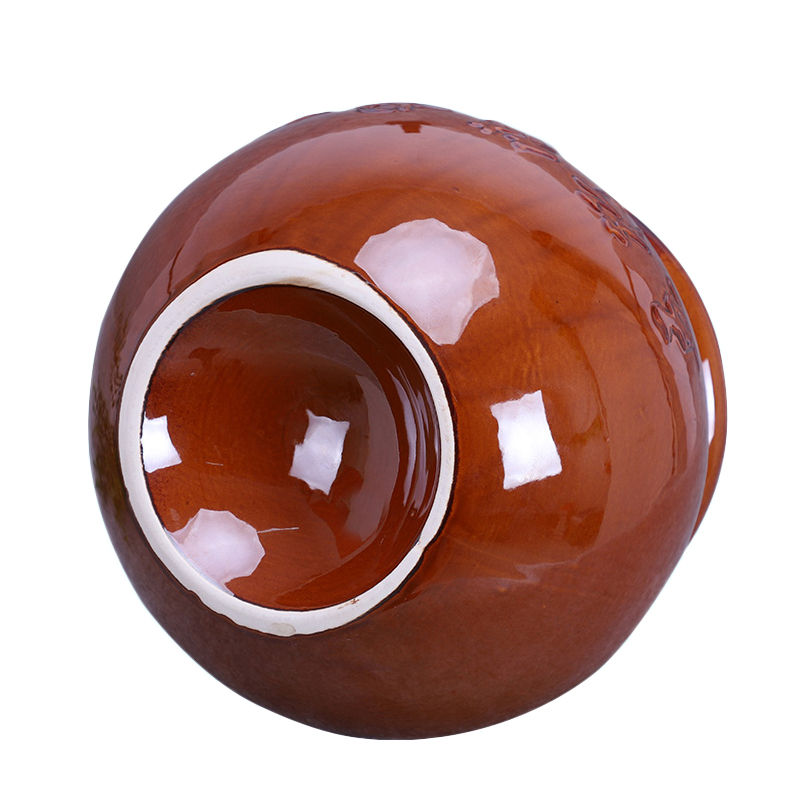 华莱奥克hualaiaoke特大号陶瓷拔罐器家用拔火罐陶瓷火罐太极罐凹底