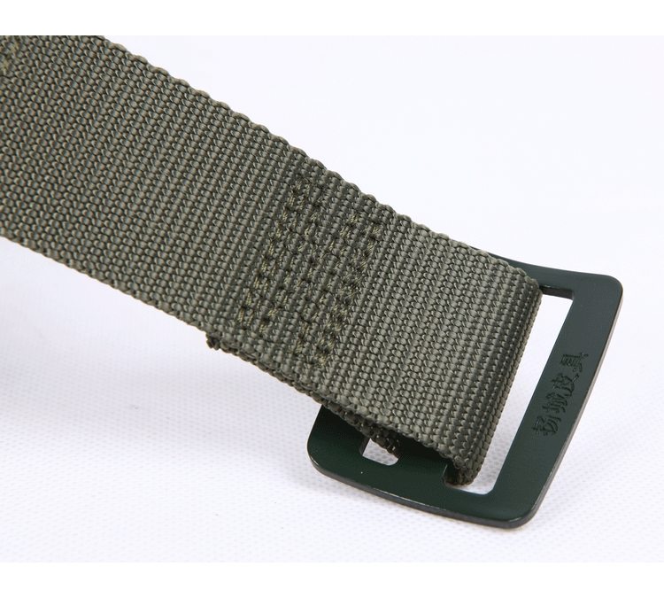 新式编织内腰带金属头尼龙编织腰带军训户外男女战术腰带 编织内腰带