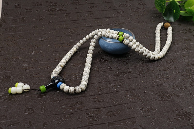 玉洋 星月菩提手链 手工串织星月菩提子108颗佛珠手链手串 男女款【图