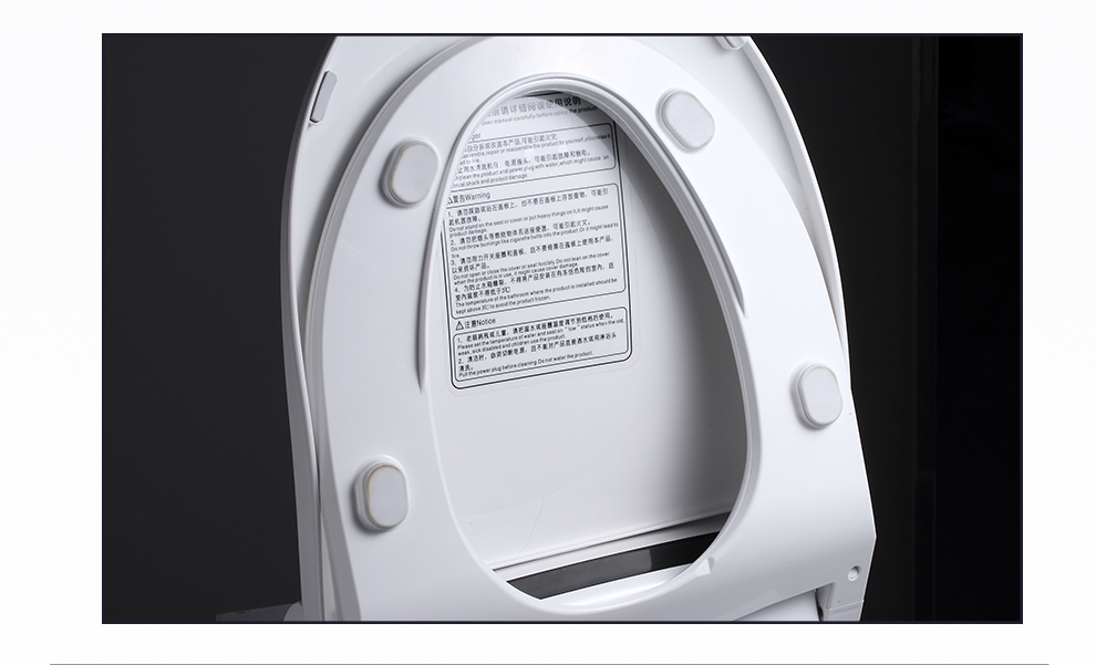 君泉防臭马桶盖板 抗压静音缓降 坐便器板 马桶盖 603黑色储热式