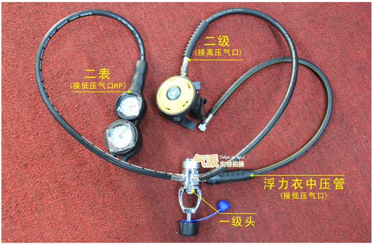 manner二级呼吸器潜水装备深潜呼吸器
