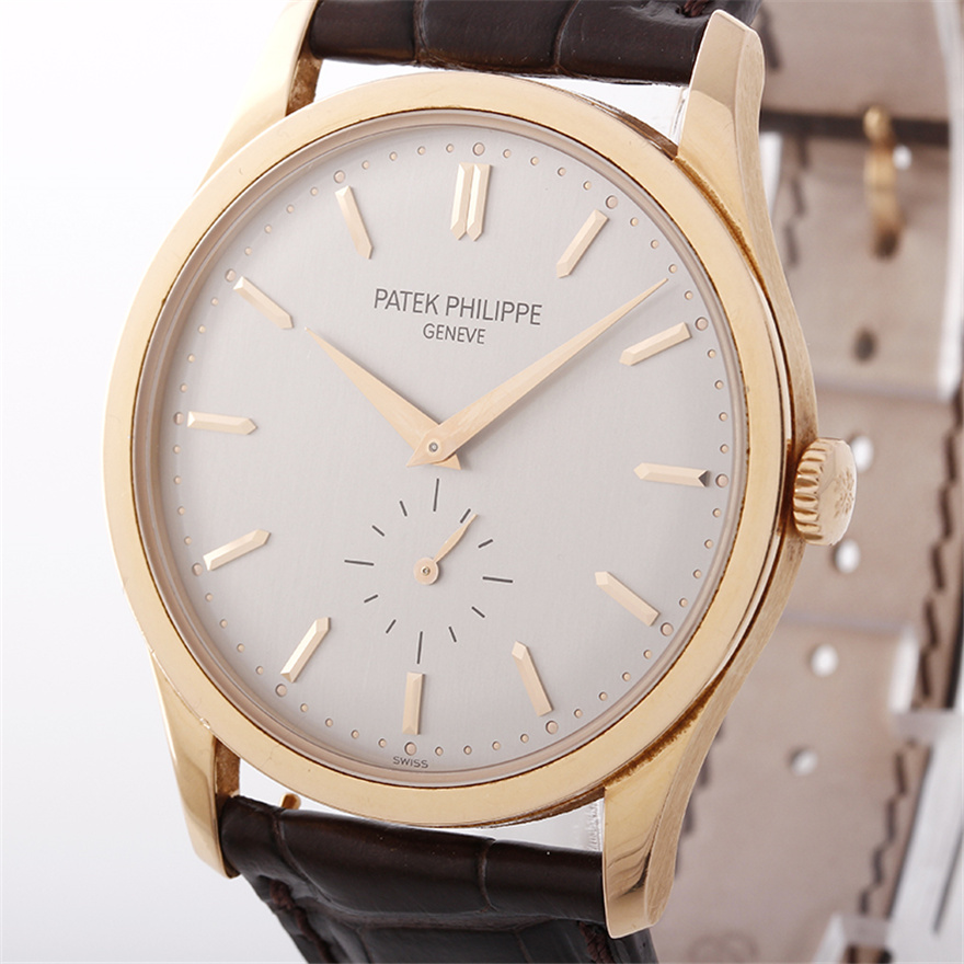 s【9.5新】百达翡丽 古典表 5196r 玫瑰金 手动机械 男表