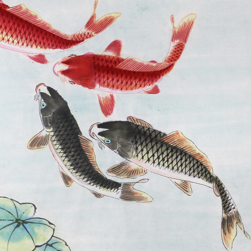 《连年有余》石高堂 中国美术家协会会员,中国书法