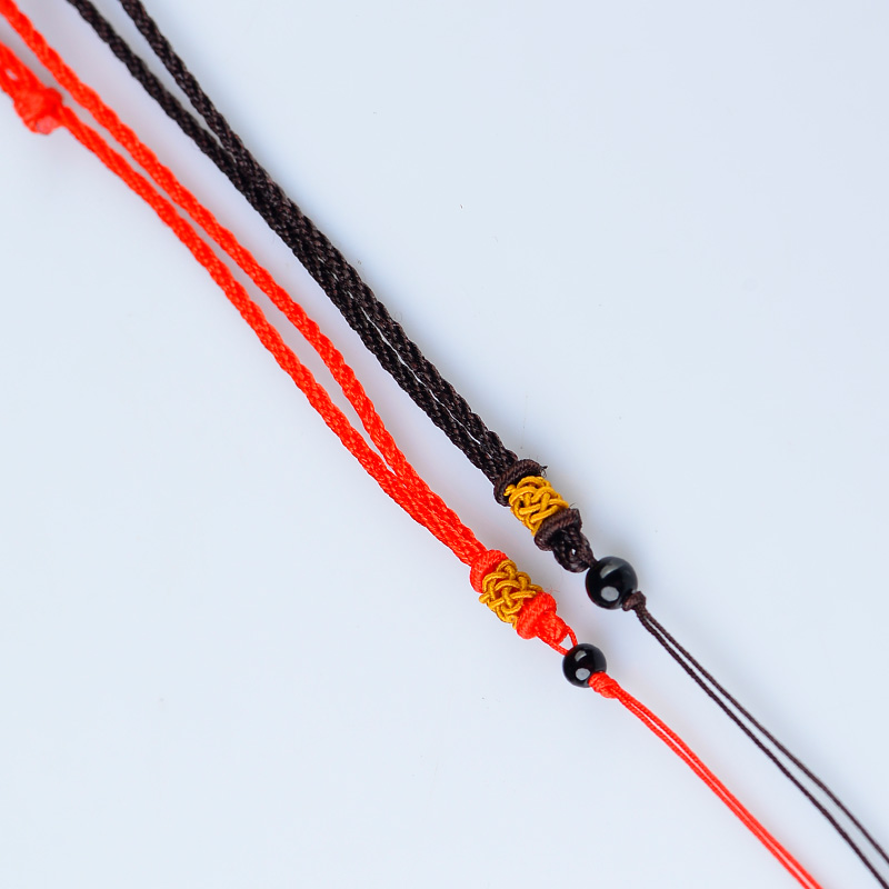 御琦真玉 吊坠玉坠挂件绳子项链时尚挂绳 活口普通咖啡绳_ 2折现价19