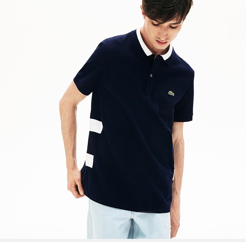 【商场同款】lacoste法国鳄鱼男装春夏休闲简约短袖polo衫|ph4267m1