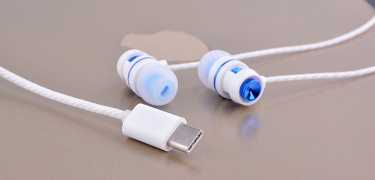 jdhdl 小米6充电口手机耳机带麦 入耳式耳机6x 适用于小米8/note3/mix