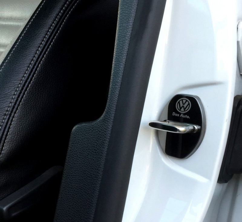 车州鑫大众车门锁扣保护盖速腾朗逸途观高尔夫凌渡宝来改装专用车门锁