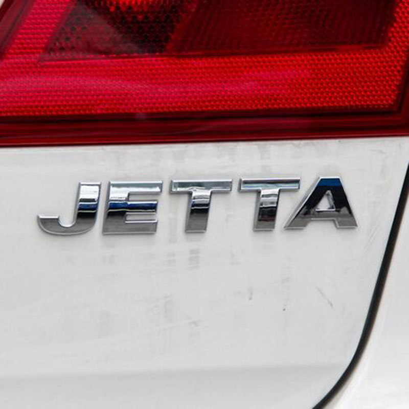 适用于新款捷达后字标一汽大众后标字母jetta后字标后尾箱标gifcixgix