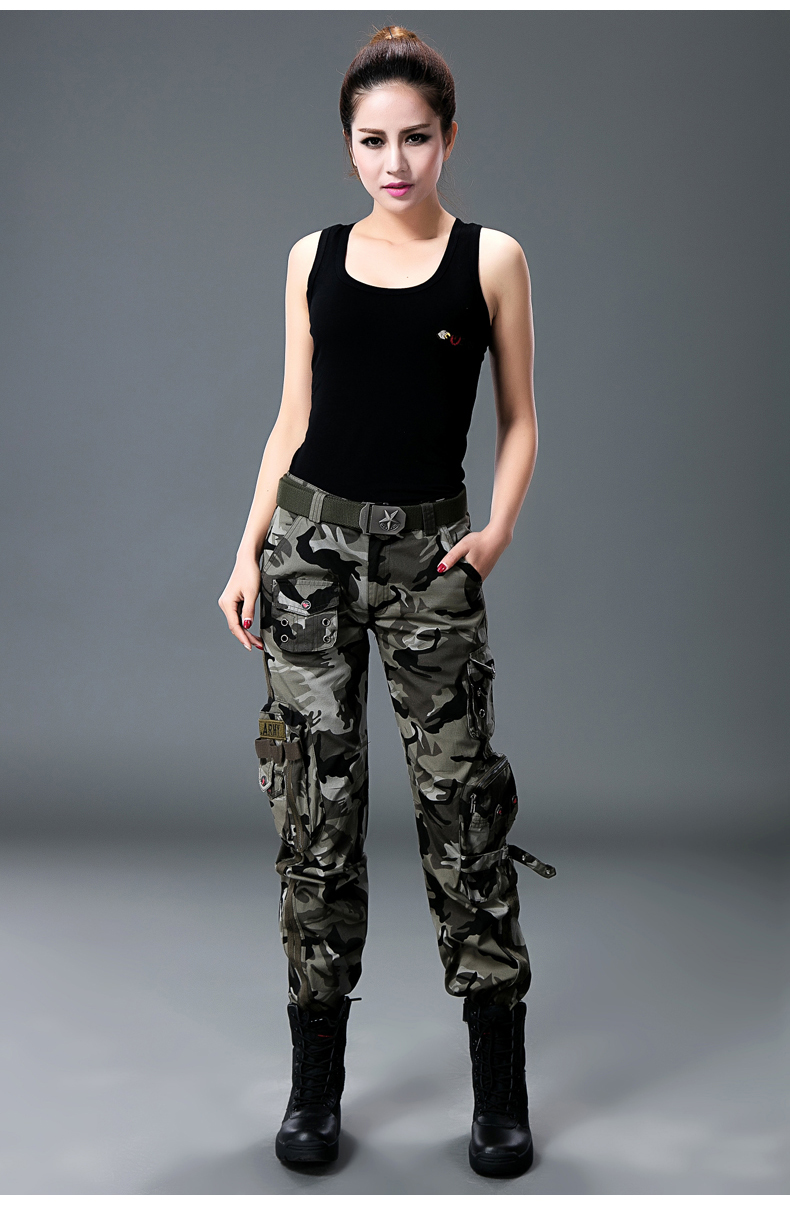 户外运动休闲裤 军绿色 27