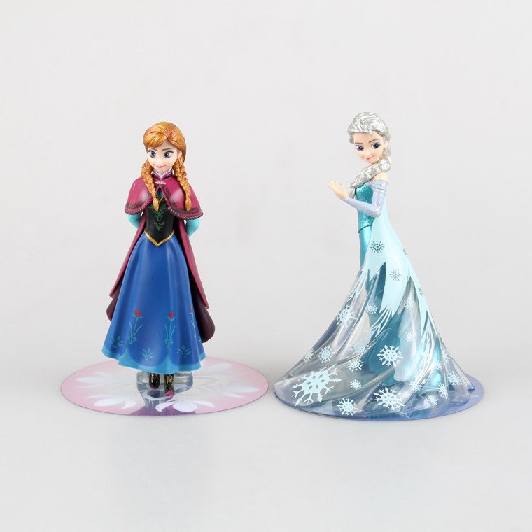 冰雪奇缘 冰雪女王艾莎elsa 安娜 手办模型摆件 艾莎