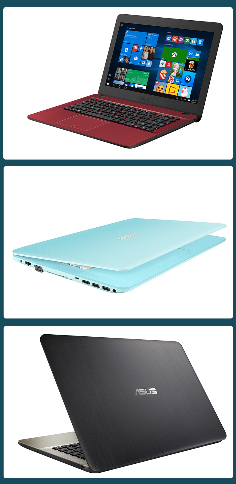 华硕(asus) 顽石畅玩版a/f//r414 441 456 457uv7200 轻薄商务笔记本