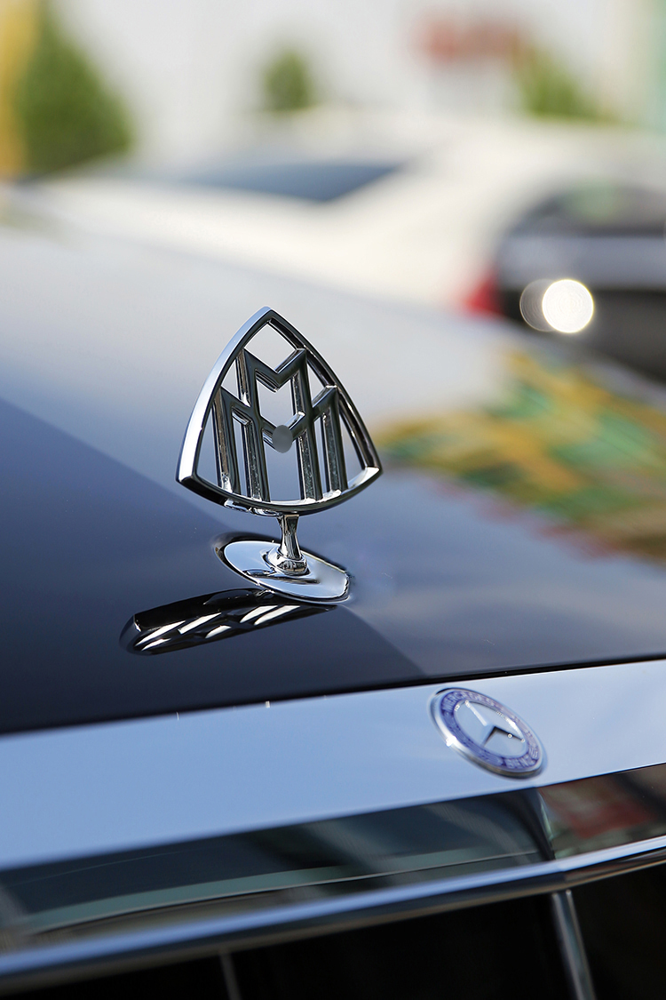 温斯堡适用于奔驰迈巴赫车标新s级改装迈巴赫s500立标尾标轮毂盖标志