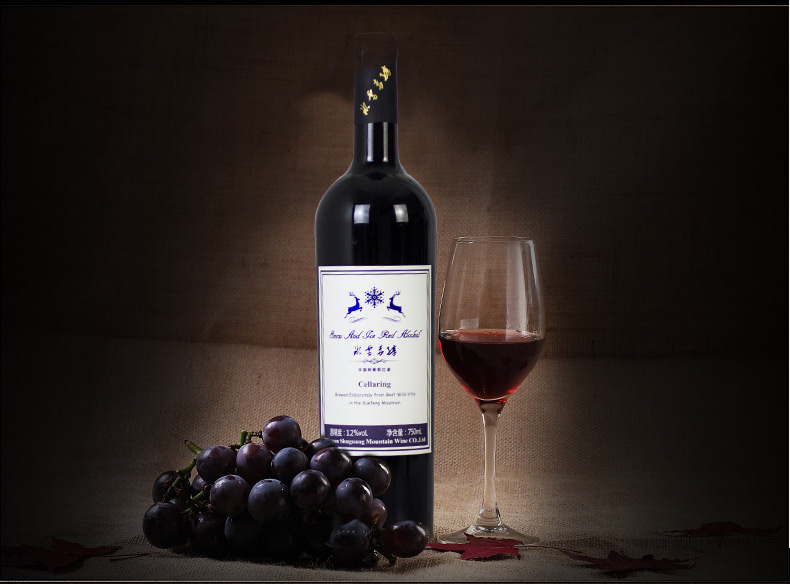 冰雪赤醇窖藏干红葡萄酒 天然红甜红葡萄酒 双