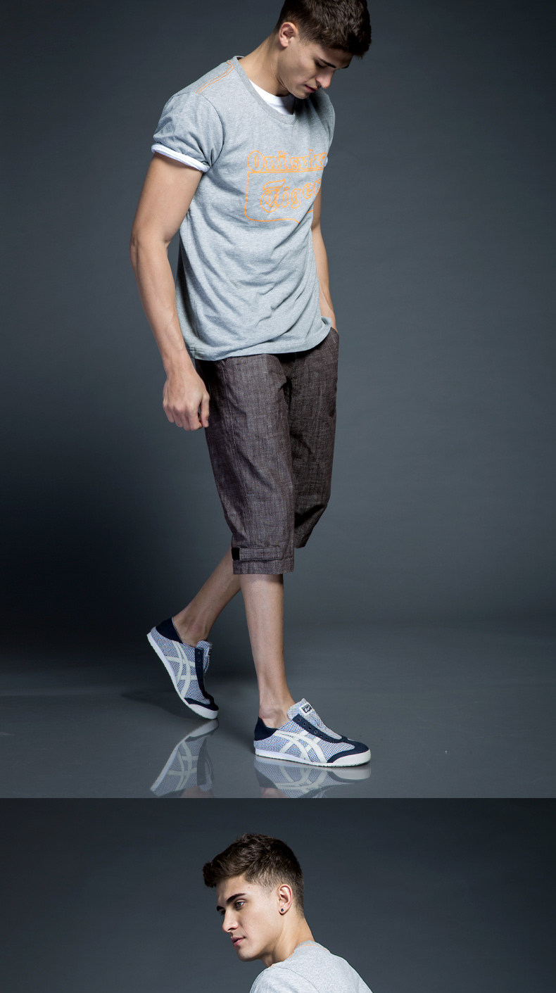 onitsuka tiger 运动休闲鞋 男 mexico 66 d7c0n-2600 深蓝/奶白 42