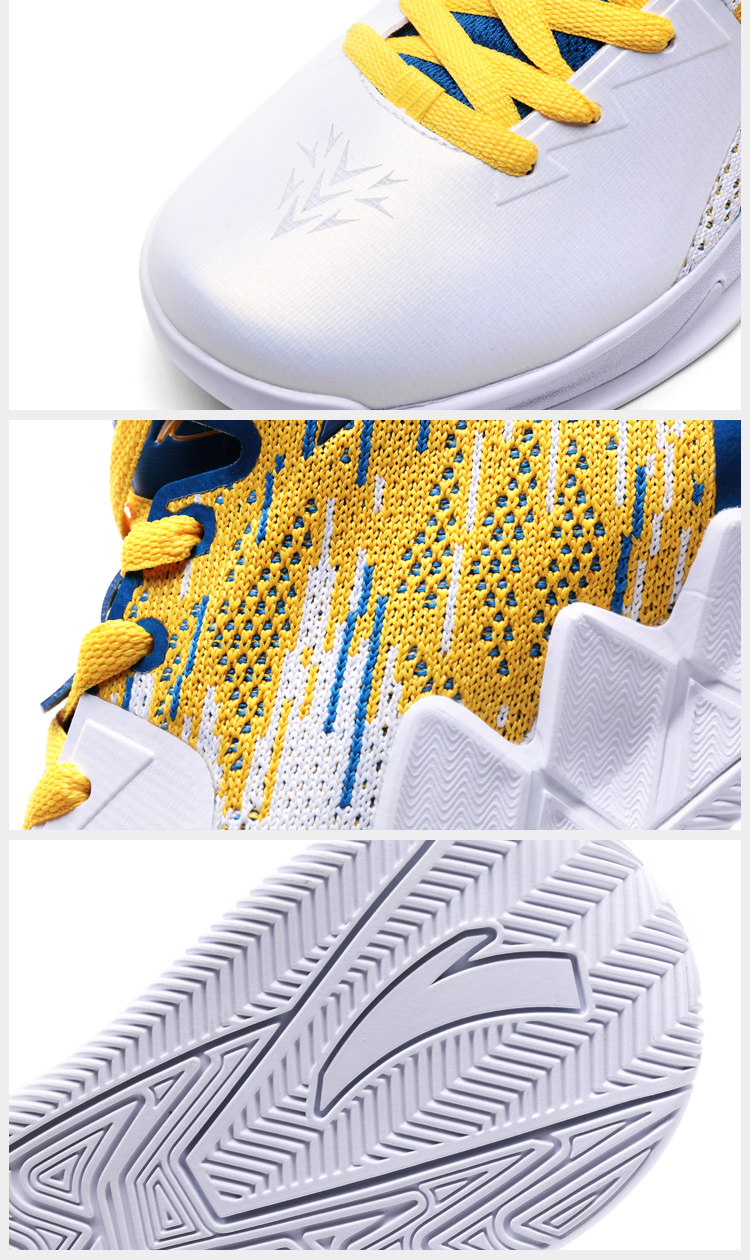 安踏篮球鞋男鞋2019春季新款运动鞋kt2汤普森同款球鞋 安踏白/宝蓝