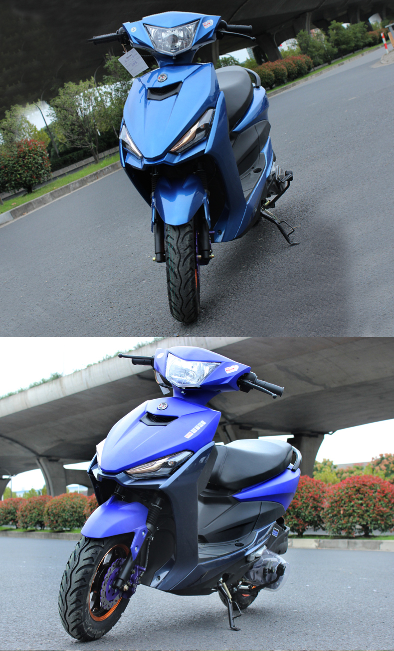 山哥鬼火一代战速八代125cc鬼火踏板摩托车可上牌踏板车燃油踏板车