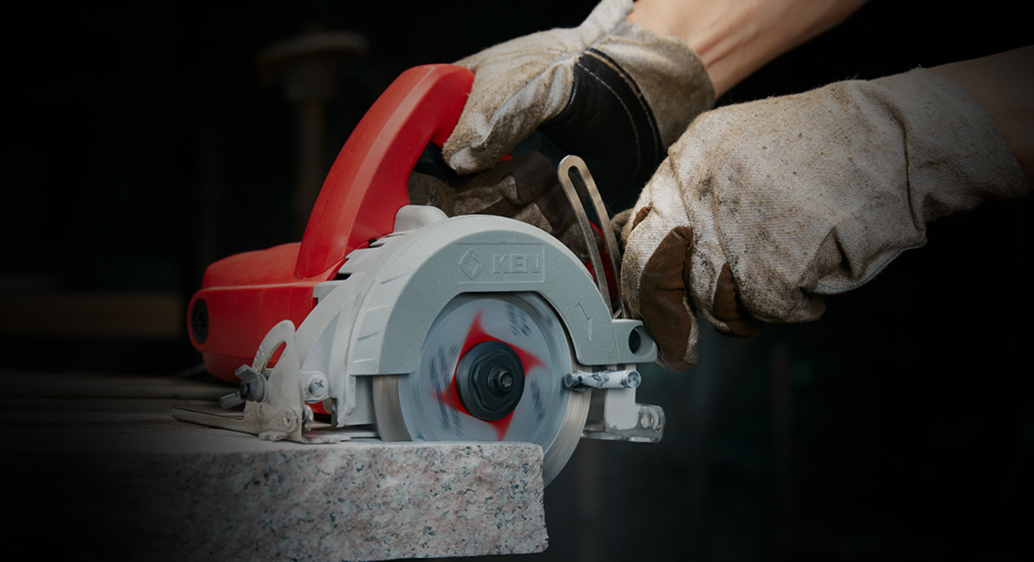 锐奇4510云石机 4510b石材切割机开槽墙地砖木板切割大功率1500w可切