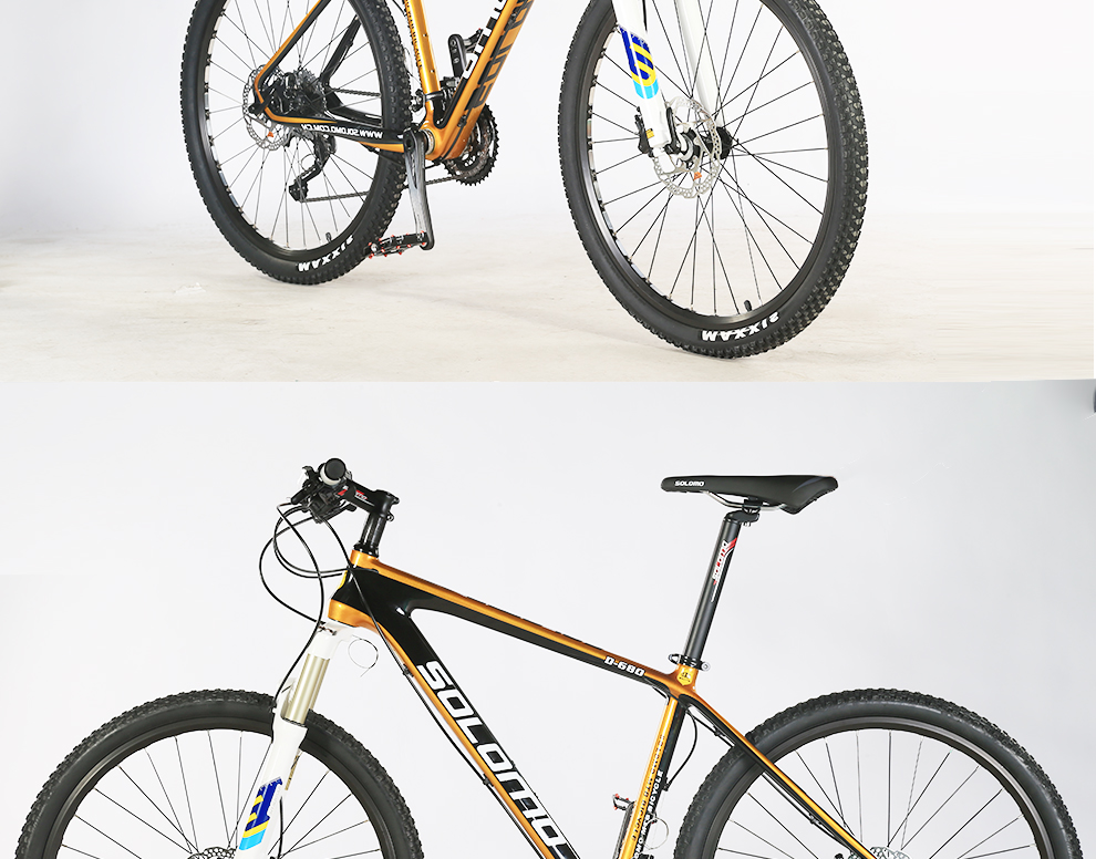 索罗门d680自行车山地车学生自行车男27速26寸铝合金山地自行车油碟刹