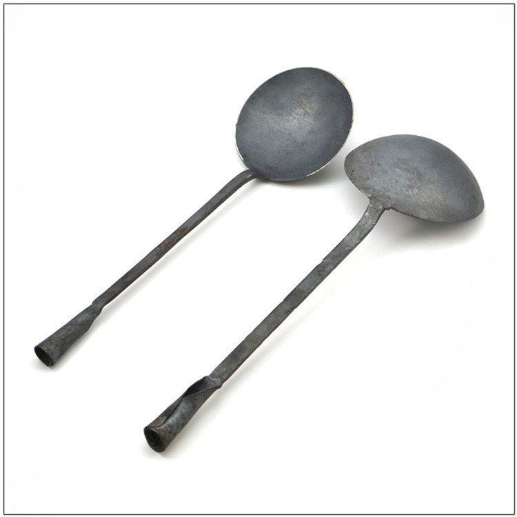 铁瓢勺子 长柄饲养勺子 铁勺 铁勺大号