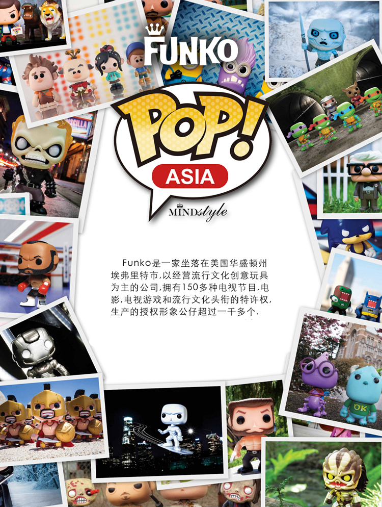 funko pop卑鄙的我/小黄人 系列正版公仔 摆件玩偶模型玩具 创意礼品