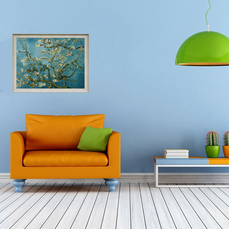 海马地毯 艺术挂毯 植物花卉挂画客厅餐厅办公室有框挂画hm-30801