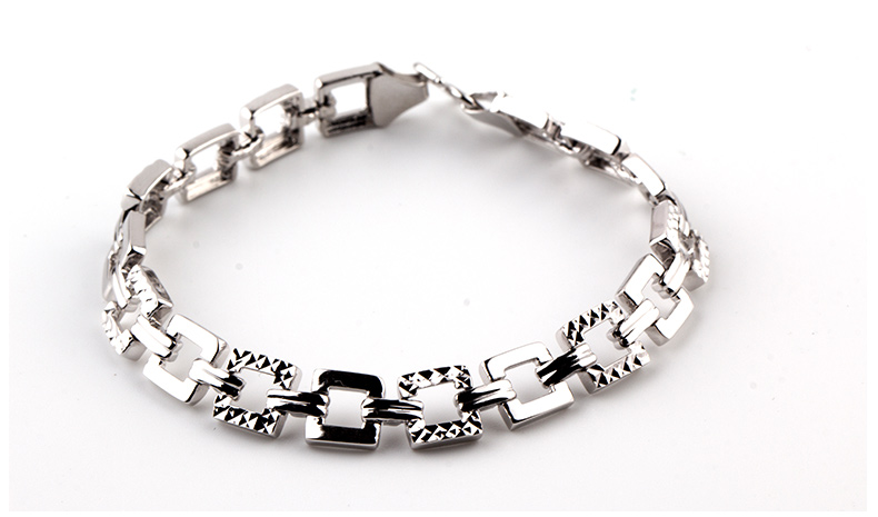 gsung铂金pt950手链男女款白金表带腕链需要定制请联系客服确认金重