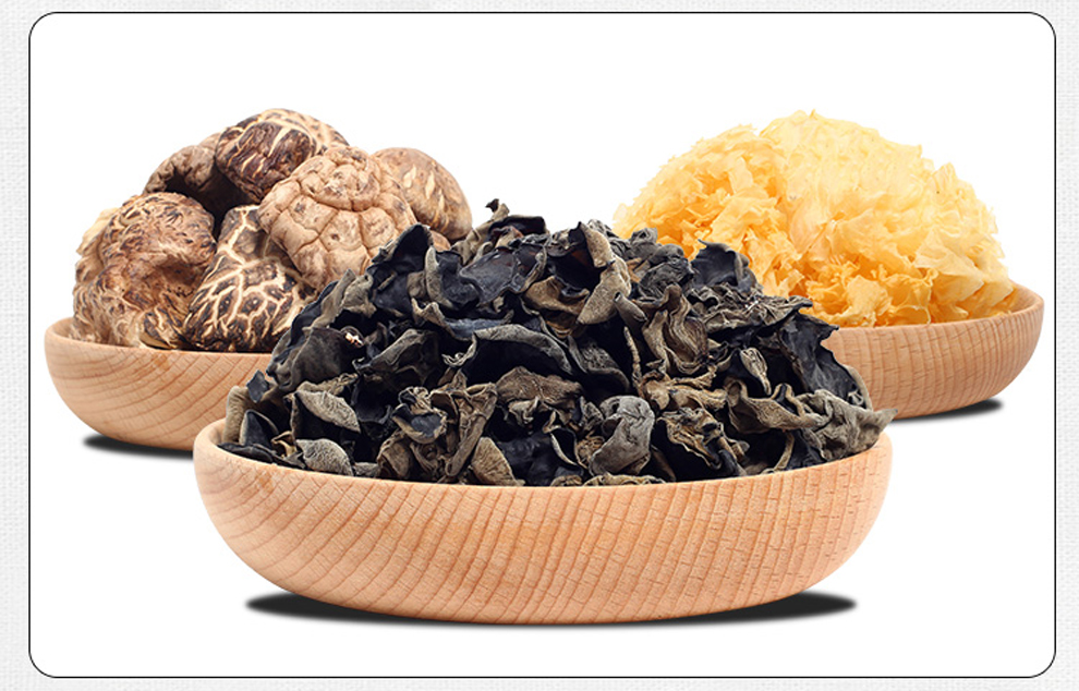 中粮山萃干菌礼盒银耳香菇木耳三桶装山珍干货食用菌 食用菌礼盒(3