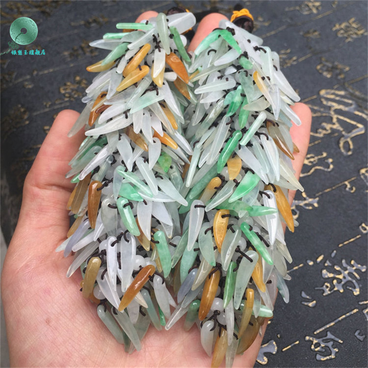 银想玉翡翠小辣椒编织车挂包挂