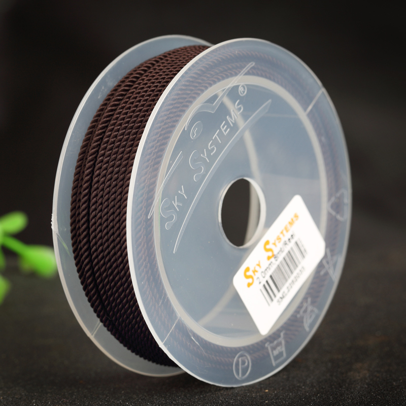 0mm项链绳手链绳蜜蜡 diy佛珠穿珠线 黑色 直径2.0毫米