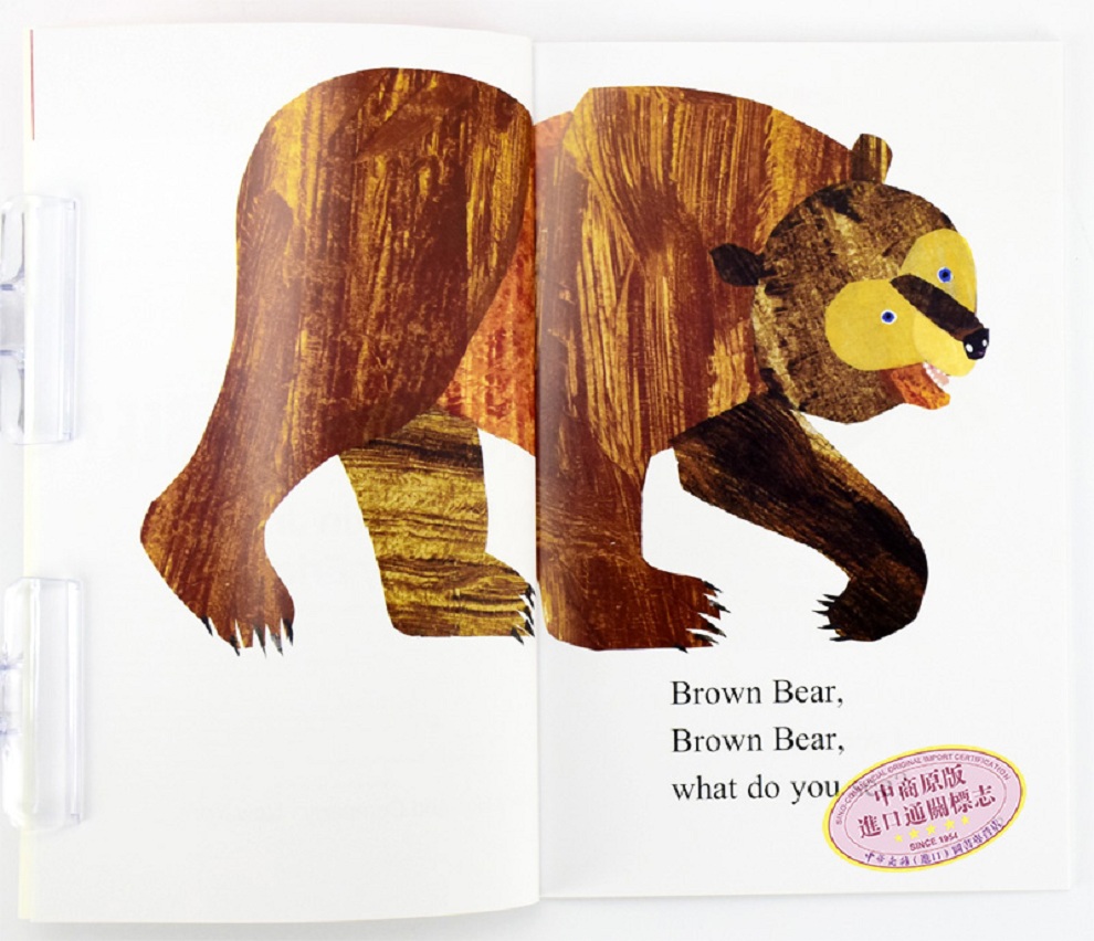 brown bear what do you see棕色的熊4册套装英文原版棕熊棕熊你看见