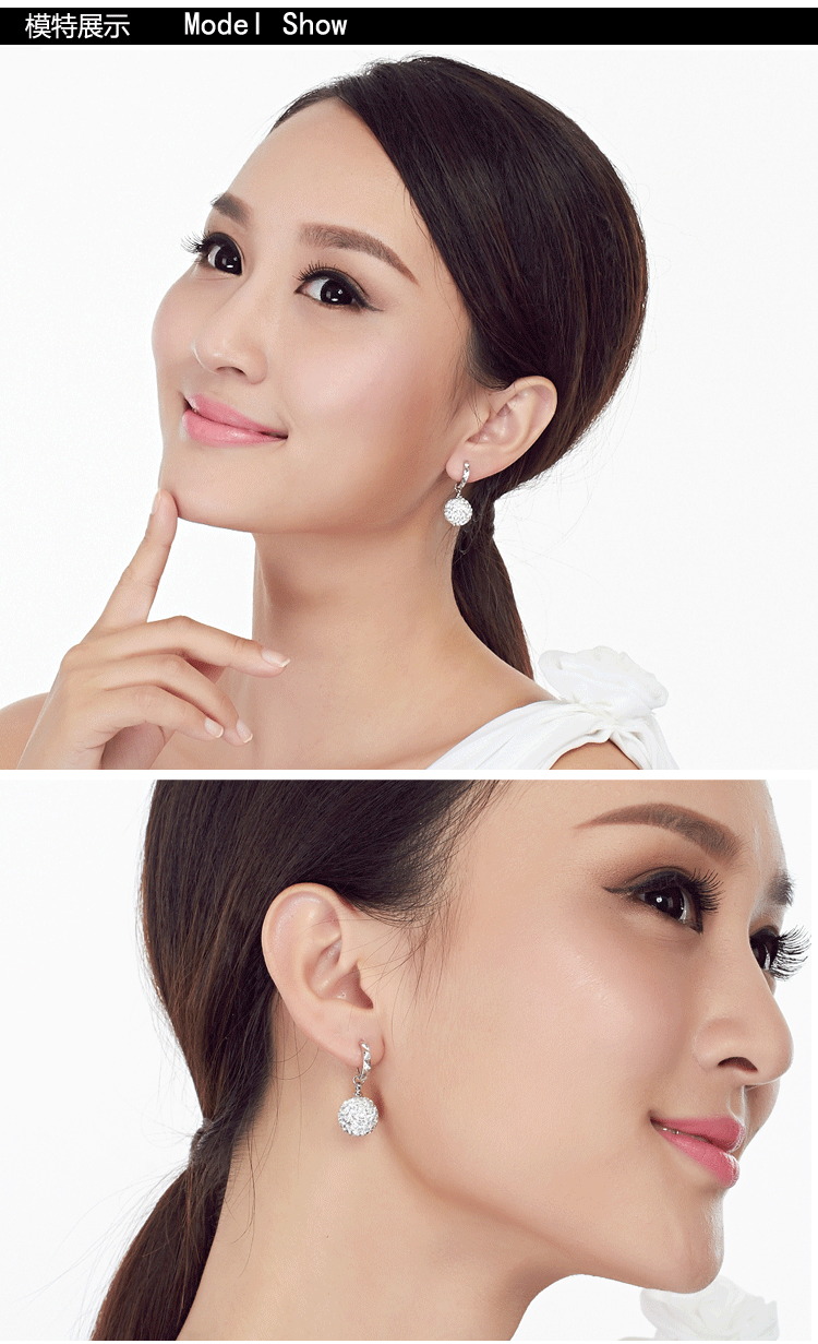 都来美 简约耳扣银耳环女时尚925银耳钉女士配饰银耳饰耳骨夹耳坠韩版