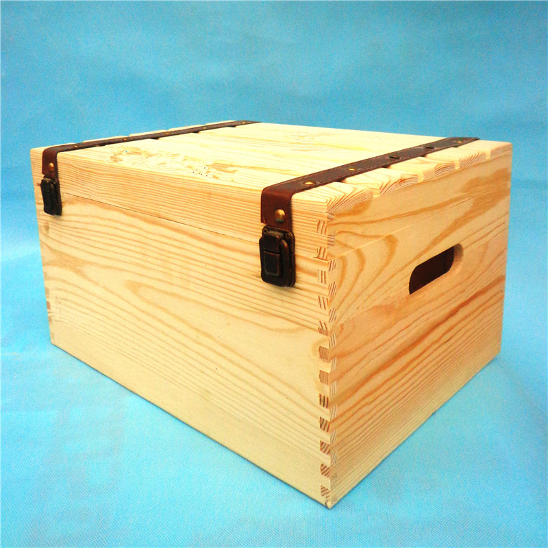 六支红酒盒木盒松木六支双层镂空红酒木箱实木红酒礼盒定做