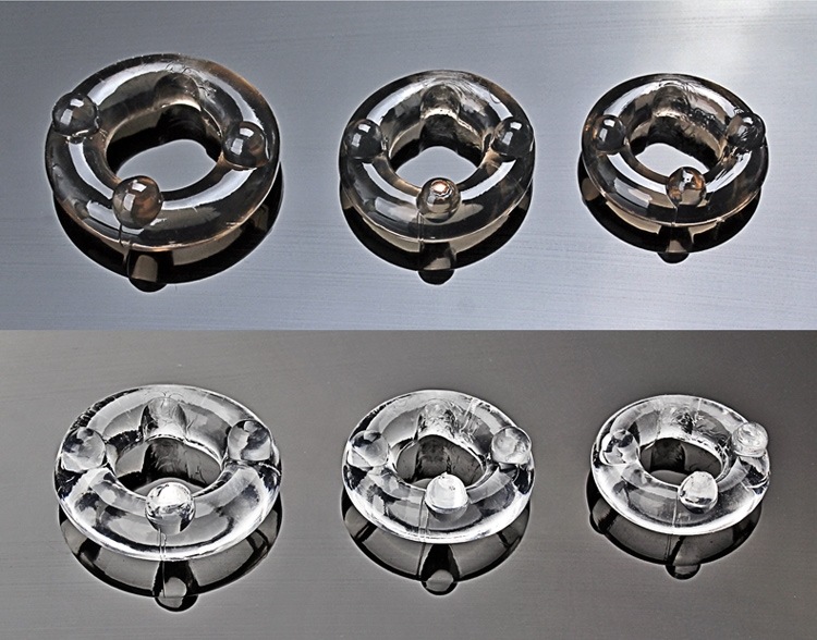 joker 包皮锁精多功能环 入珠刺激羊眼圈高潮延时 三色透明环